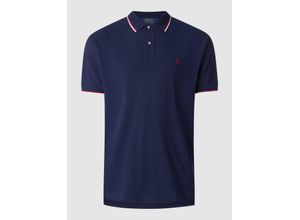 3616530897668 - PLUS SIZE Poloshirt mit Logo-Stitching