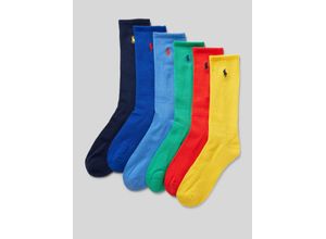 3616534215871 - Socken mit Label-Stitching im 6er-Pack