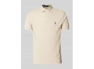 3616534343802 - Poloshirt mit Label-Stitching