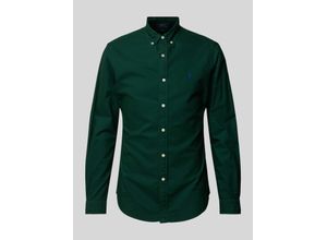 3616534530868 - Polo Slim Fit Garment Dyed Oxford Hunt Club Green