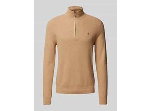 3616534578020 - Strickpullover mit Label-Stitching 3616534578020 - Strickpullover mit Label-Stitching