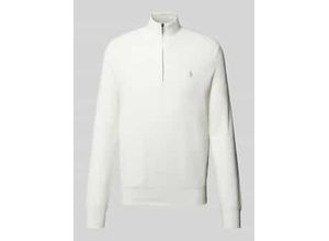 3616534915429 - Polo Textured Half-Zip Deckwash White