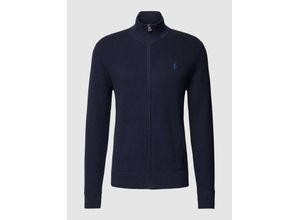 3616535095588 - Polo Textured Full-Zip Navy Heather