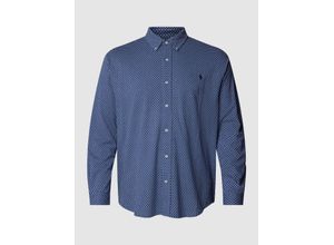 3616535100190 - PLUS SIZE Freizeithemd mit Logo-Stitching