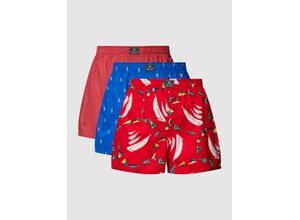 3616535332409 - POLO RALPH LAUREN Boxershorts Baumwolle 3er-Pack für Herren rot M