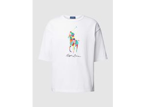 3616535364196 - T-Shirt mit Logo- und Label-Print