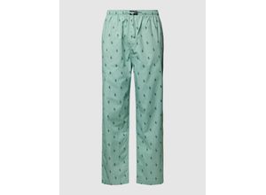 3616535674585 - Pyjama-Hose mit Tunnelzug und Allover-Print-Motiv