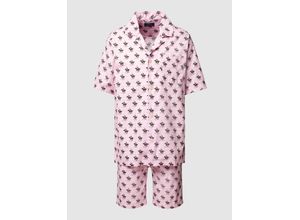 3616535734173 - Pyjama mit Allover-Logo-Muster