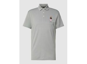 3616535873711 - Poloshirt mit Label-Stitching