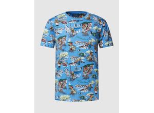 3616535907850 - T-Shirt mit Rundhalsausschnitt und Allover-Print