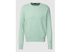 3616535909724 - Sweatshirt in unifarbenem Design mit Label-Stitching