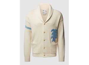 3616536097284 - Strickjacke mit Label-Detail