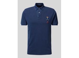 3616536167215 - Custom Slim Fit Poloshirt mit Label-Stitching