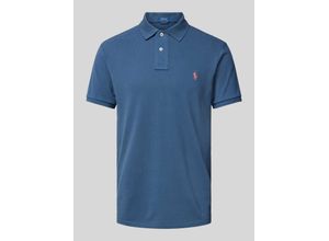 3616536551854 - Custom Slim Fit Poloshirt mit Logo-Stitching