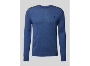 3616537367188 - Regular Fit Strickpullover mit Logo-Stitching