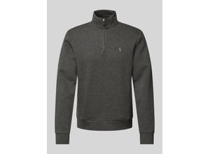 3616537534931 - Sweatshirt mit Troyer-Kragen