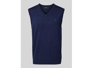 3616537537888 - Pullunder mit geripptem V-Ausschnitt