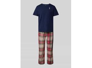 3616537538311 - Pyjama mit Label-Stitching