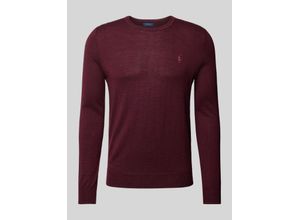 3616537890266 - Regular Fit Strickpullover mit Logo-Stitching