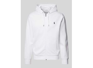 3616539160923 - Polo Double Knitted Full-Zip Hoodie White