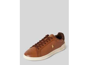 3616539344798 - Sneaker aus Leder mit Logo-Print