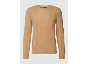 3616539426050 - Kaschmirpullover mit Zopfmuster