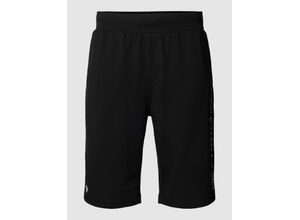 3616850240151 - Slim Fit Sweatshorts mit Label-Stitching Modell LOOPBACK