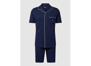 3616850242575 - Pyjama mit Reverskragen Modell JERSEY PIPING