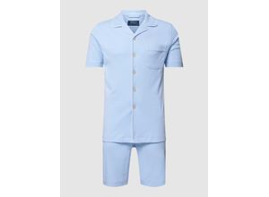 3616850242636 - Pyjama mit Reverskragen Modell JERSEY PIPING