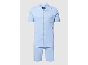 3616850242643 - Pyjama mit Reverskragen Modell JERSEY PIPING