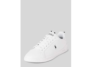 3616850548240 - Sneaker aus Leder mit Label-Print