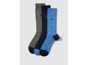 3616851513230 - Socken mit Label-Stitching im 3er-Pack