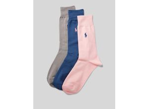 3616851514404 - Socken mit Label-Stitching im 3er-Pack