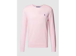 3616851530428 - Pullover Herren Baumwolle rosa Uni & Uninah