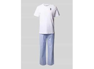3616852023714 - Pyjama mit Motiv-Stitching