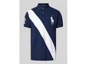 3616853271152 - Regular Fit Poloshirt mit Label-Stitching