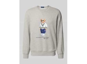 3616853364847 - Sweatshirt mit Motiv- und Label-Print