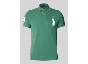 3616853743444 - Regular Fit Poloshirt mit Label-Stitching