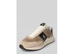 3616854019845 - Sneaker aus Leder-Mix mit Logo-Stitching Modell Train