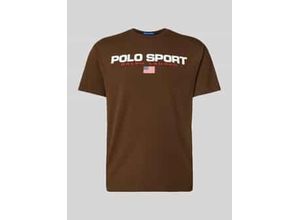 3616854978104 - T-Shirt mit Label-Print
