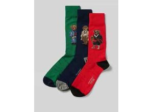3616855076915 - Socken mit Label-Print im 3er-Pack
