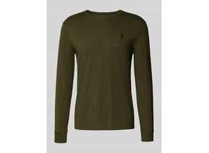 3616855973962 - Regular Fit Longsleeve mit Logo-Stitching Modell Jersey