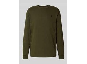 3616856008212 - Longsleeve mit Logo-Stitching und Rundhalsausschnitt