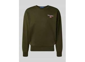 3616856011878 - Sweatshirt mit Label-Stitching