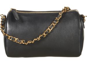 3616858467406 - LAUREN RALPH Schultertasche Leder Reißverschluss für Damen schwarz