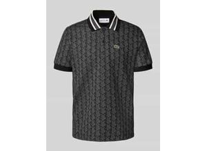 3617071703166 - Regular Fit Poloshirt mit Allover-Muster