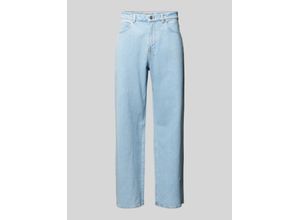 3617072837723 - Loose Fit Jeans mit Label-Detail