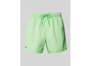 3617073876196 - Regular Fit Badeshorts mit Logo-Badge 3617073876196 - Regular Fit Badeshorts mit Logo-Badge