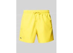 3617073880063 - Regular Fit Badeshorts mit Logo-Badge