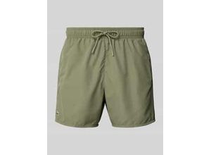 3617073888755 - Regular Fit Badeshorts mit Logo-Badge 3617073888755 - Regular Fit Badeshorts mit Logo-Badge